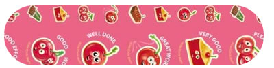 Cherry Novelty Scented Stickers