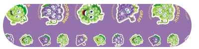 Grape Novelty Scented Stickers
